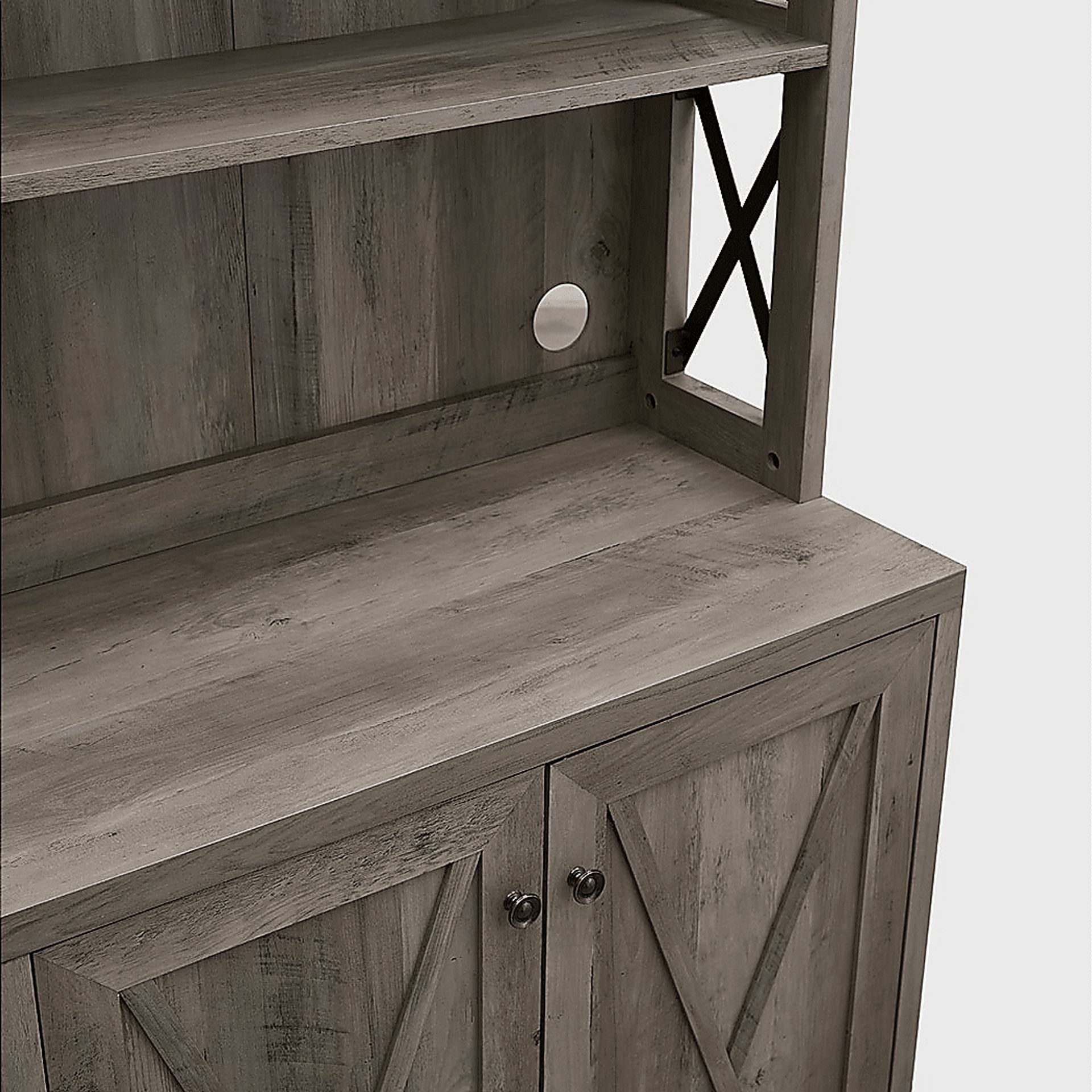 Loron Gray Bar Cabinet - Image 5