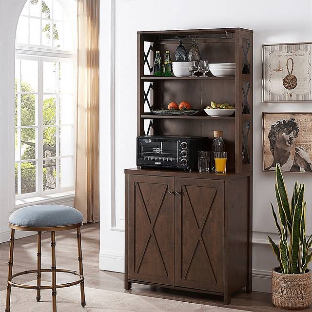 Loron Mahogany Bar Cabinet - Thumbnail - Image 7