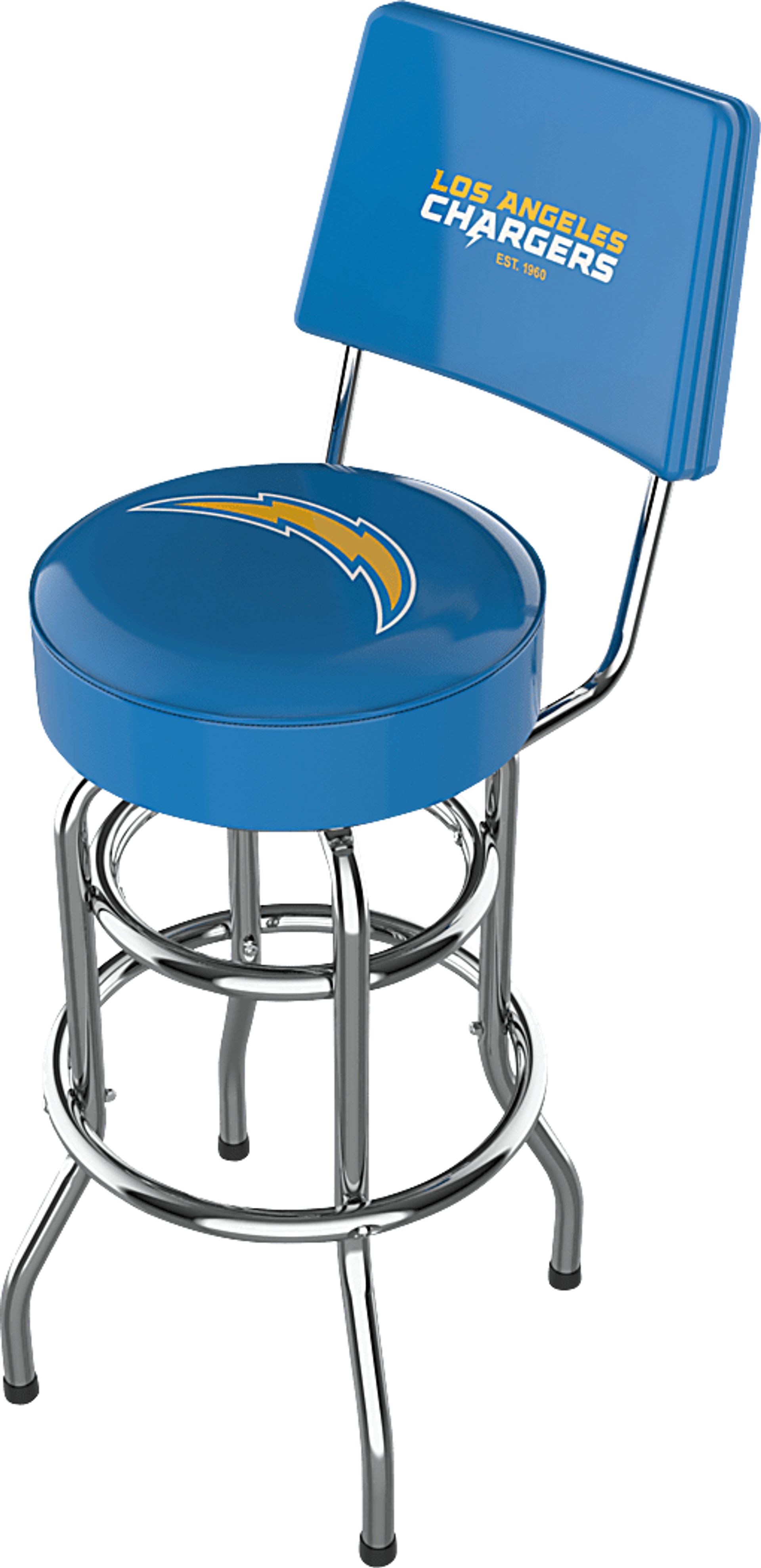 Los Angeles Chargers Blue Barstool - Image 1