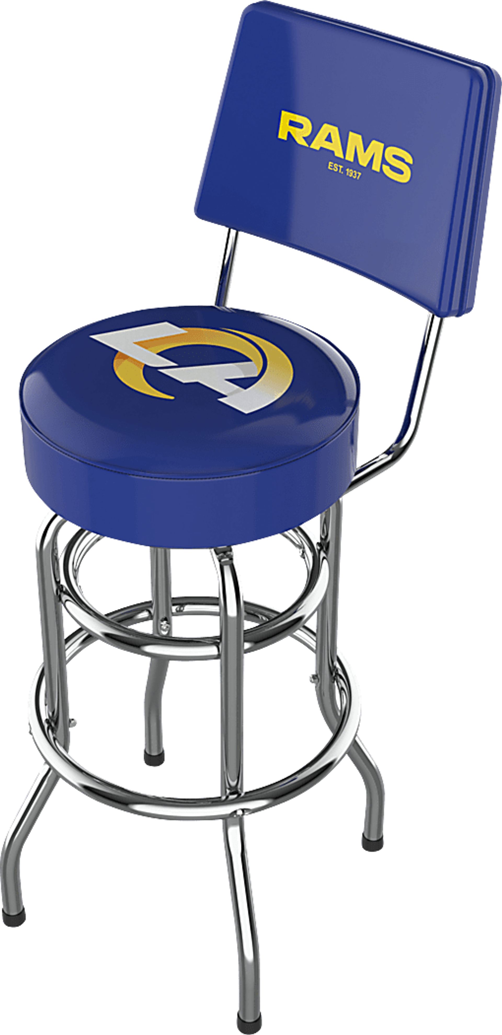 Los Angeles Rams Blue Barstool - Image 1