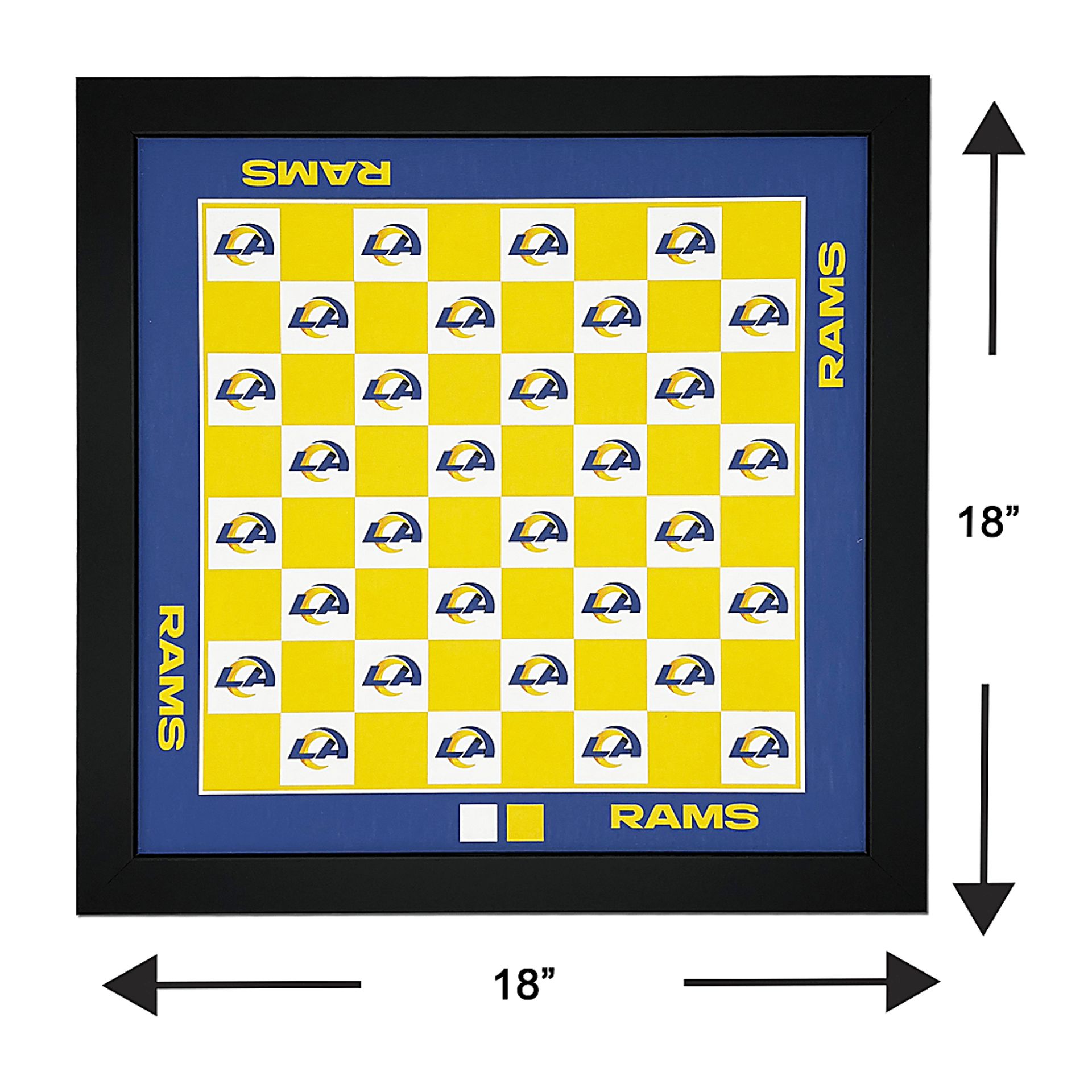 Los Angeles Rams Wall Chess Set - Image 5