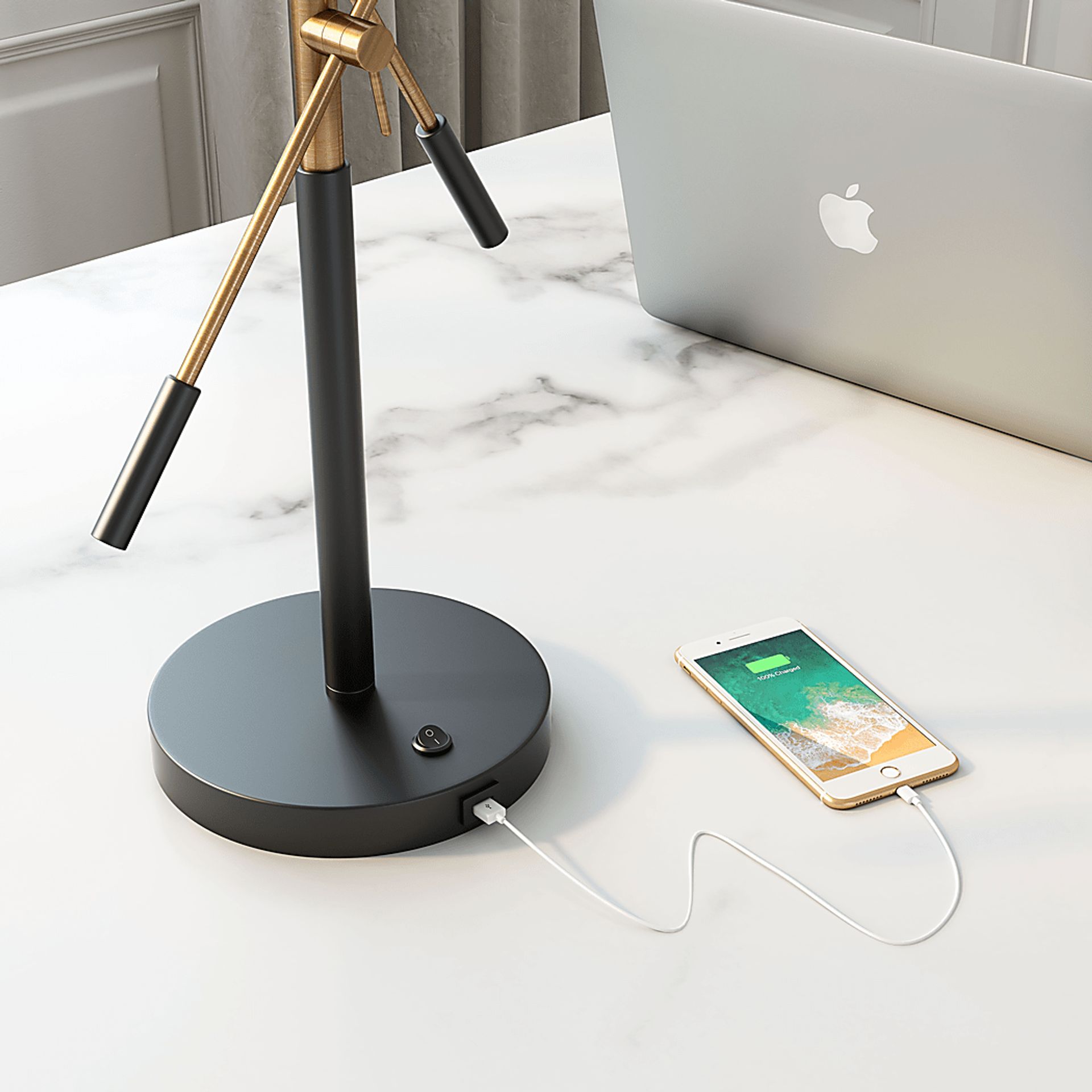 Losinto Lane Black Lamp - Image 7