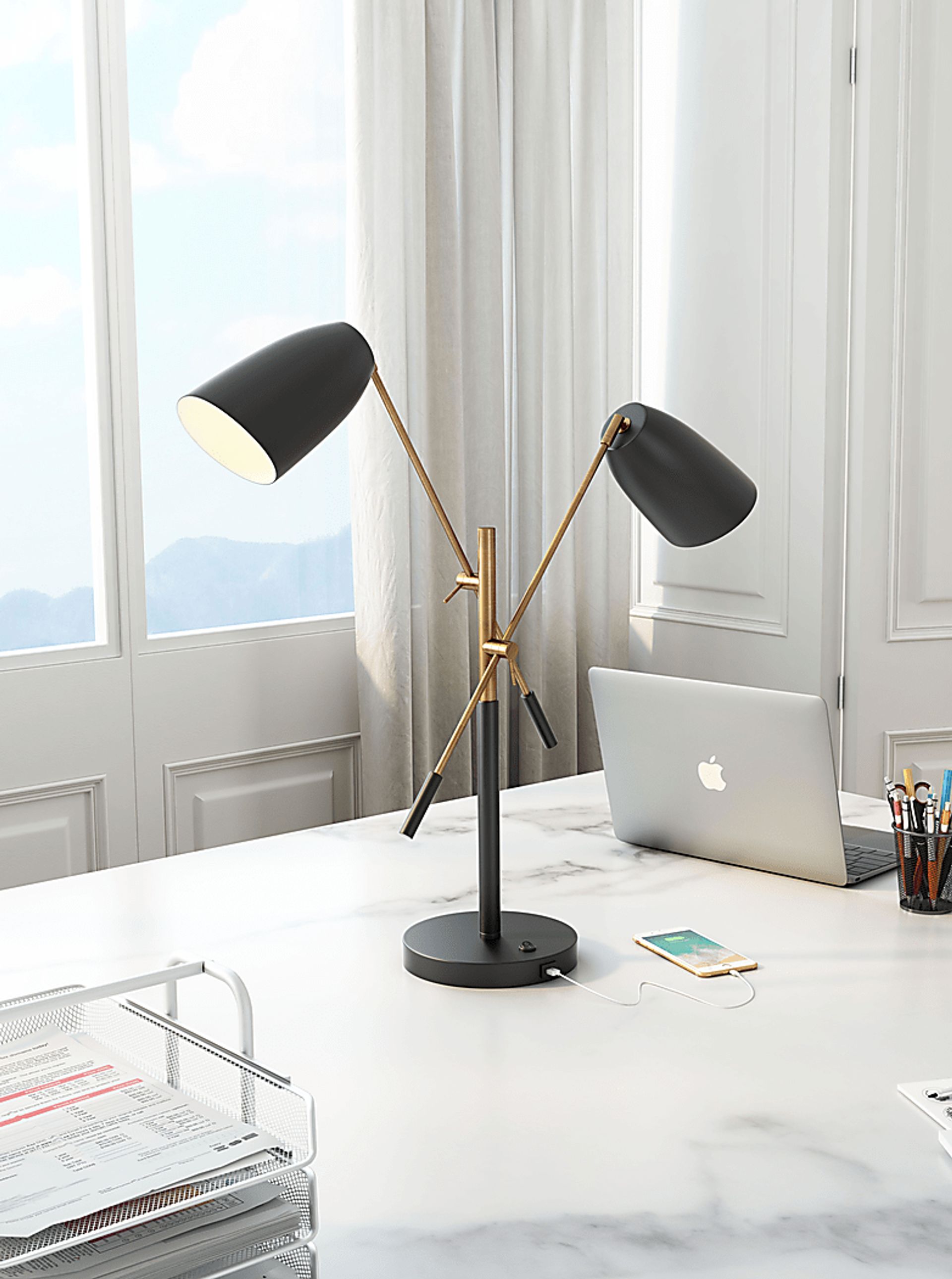 Losinto Lane Black Lamp - Image 8