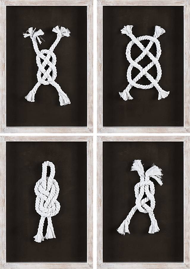 Losito Dark Gray Artwork, Set of 4 - Thumbnail - Image 1