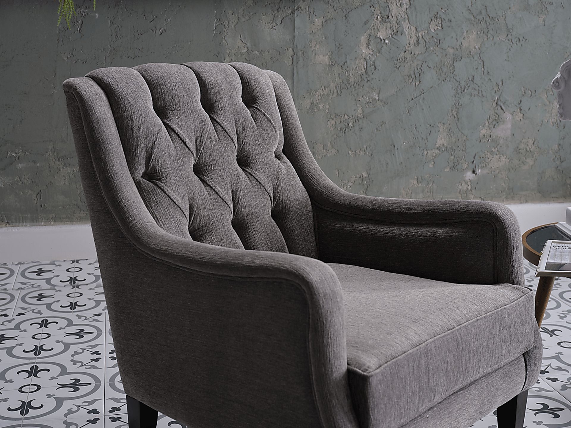 Loston Gray Accent Chair - Image 5