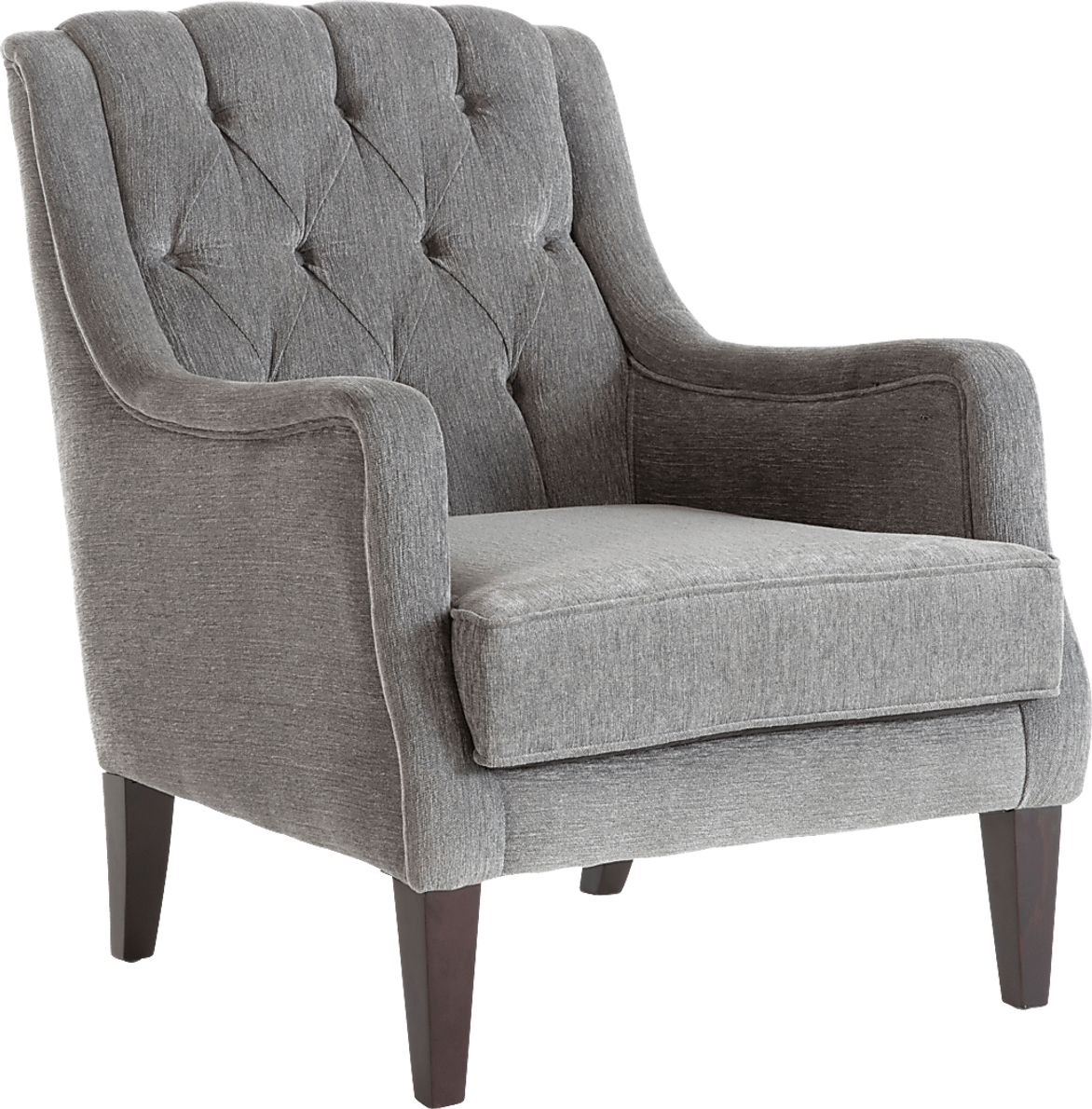 Loston Gray Cotton,Polyester Fabric Accent Chair Rooms To Go