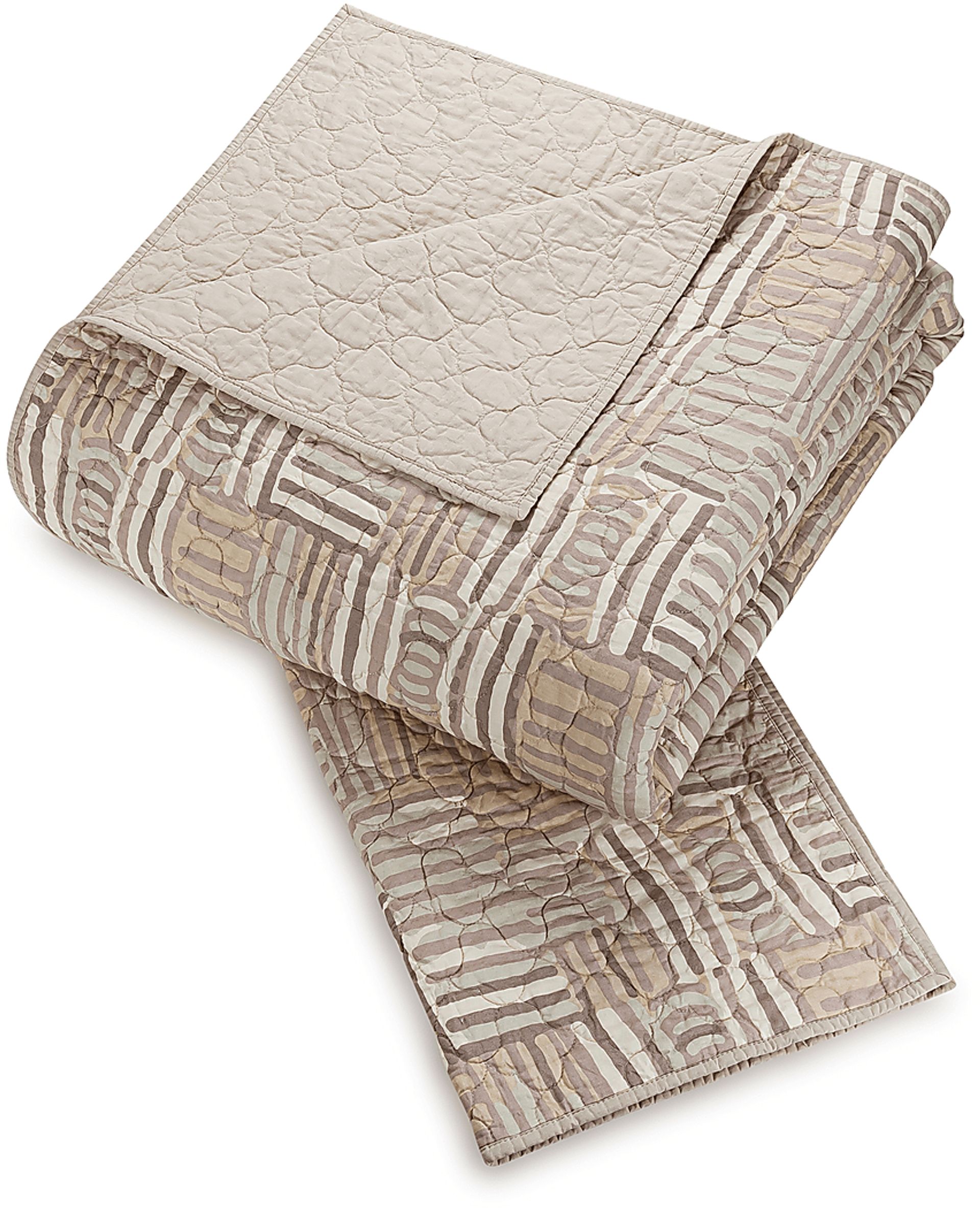 Jungalow by Justina I Taupe Full/Queen 3 Pc Quilt Set - Image 3