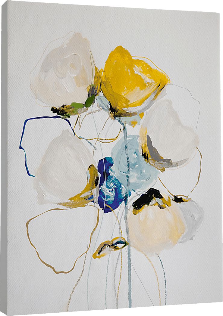 Lothrop Yellow Canvas Wall Art