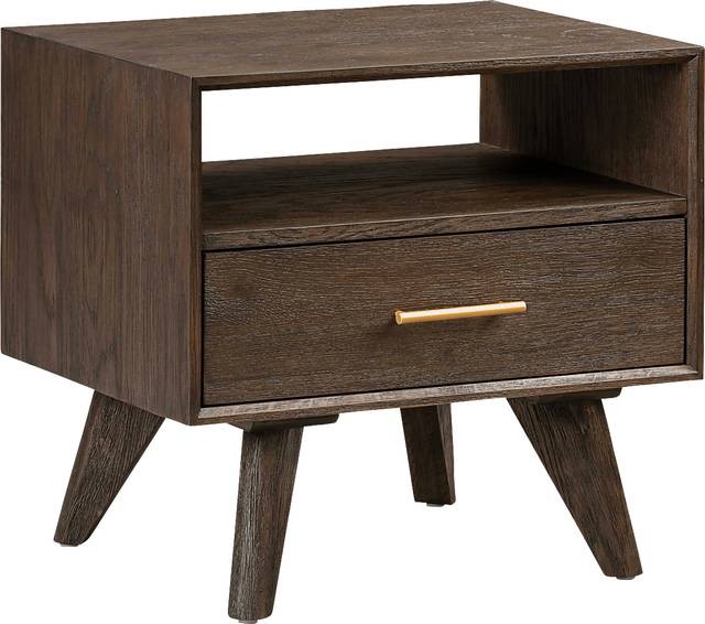 Lottera Brown Nightstand - Thumbnail - Image 1