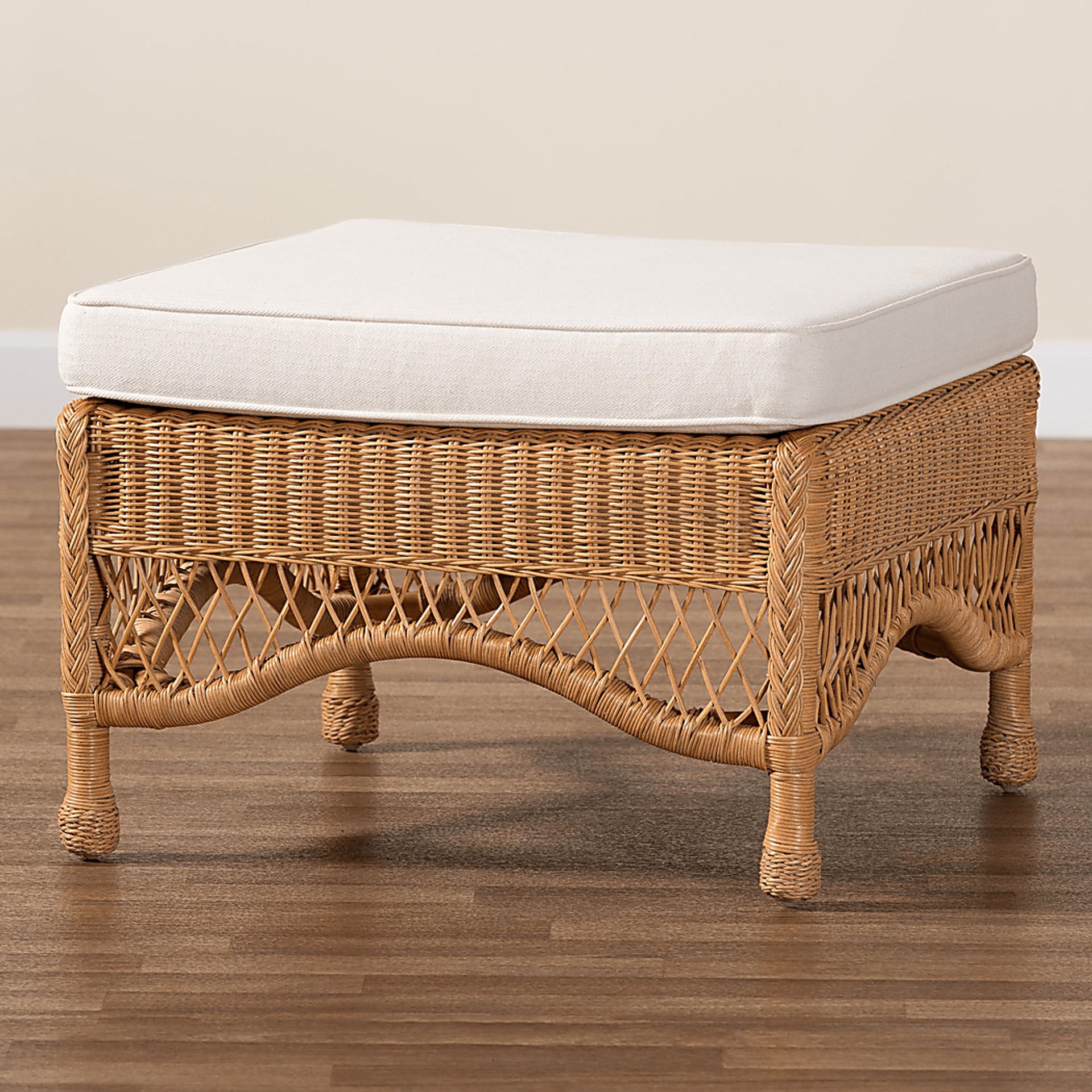 Lottville Brown Ottoman - Image 7