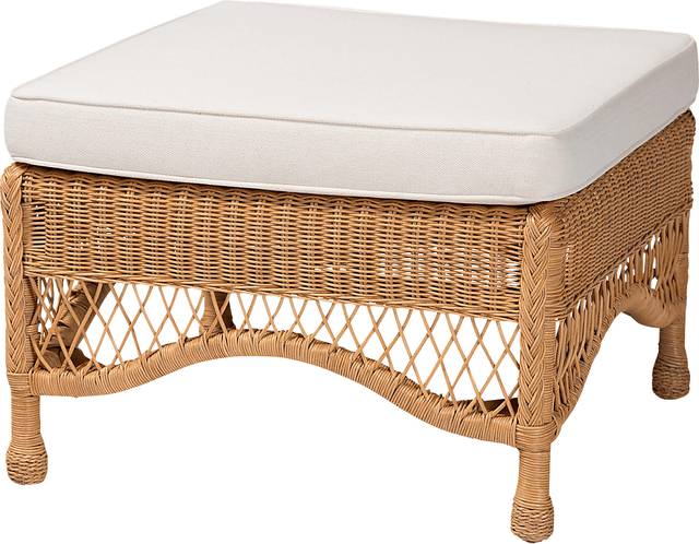 Lottville Brown Ottoman - Thumbnail - Image 1