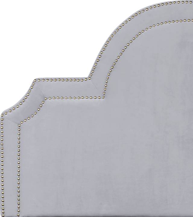 Louella Gray King Upholstered Headboard - Thumbnail - Image 2