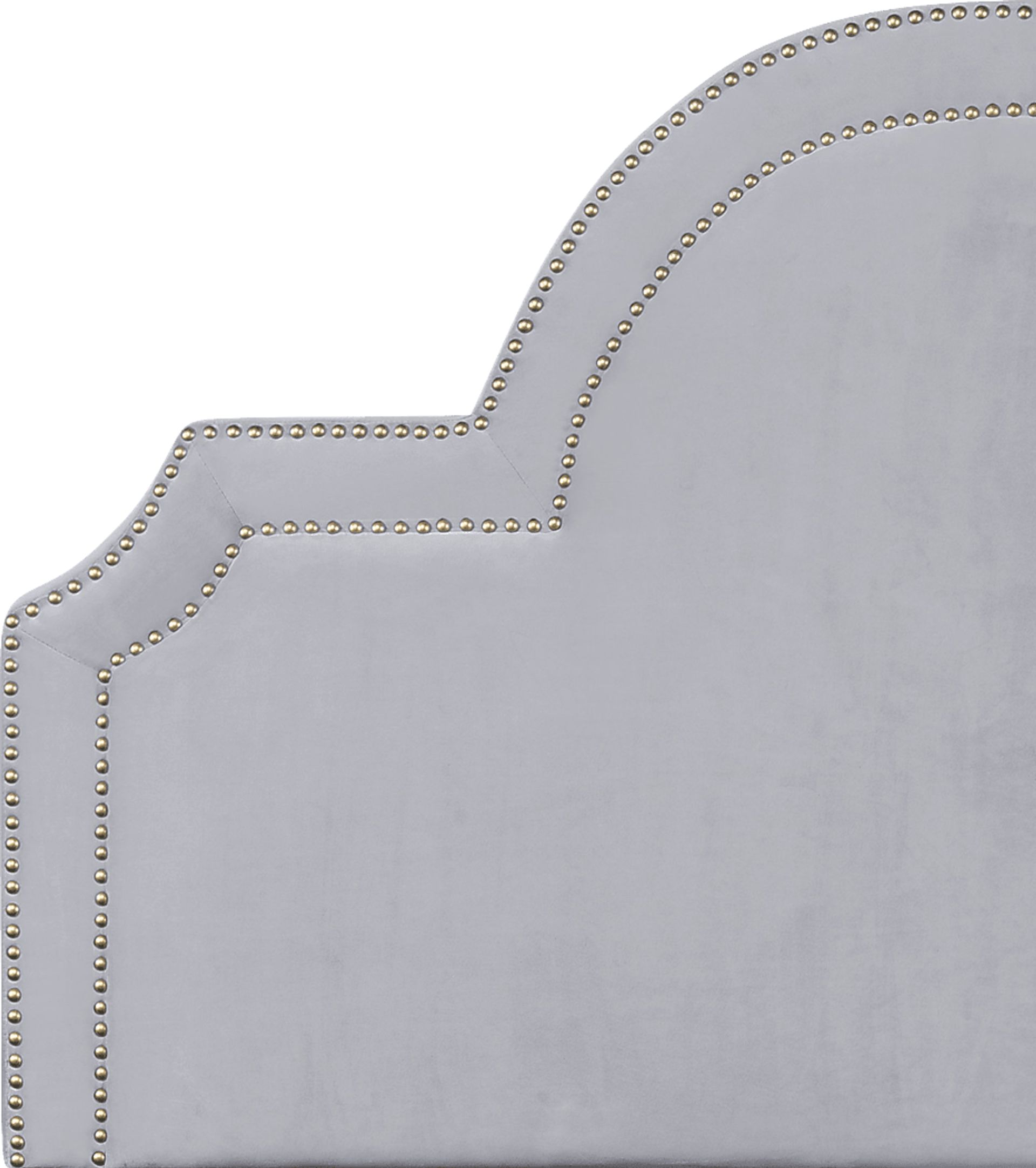 Louella Gray King Upholstered Headboard - Image 2