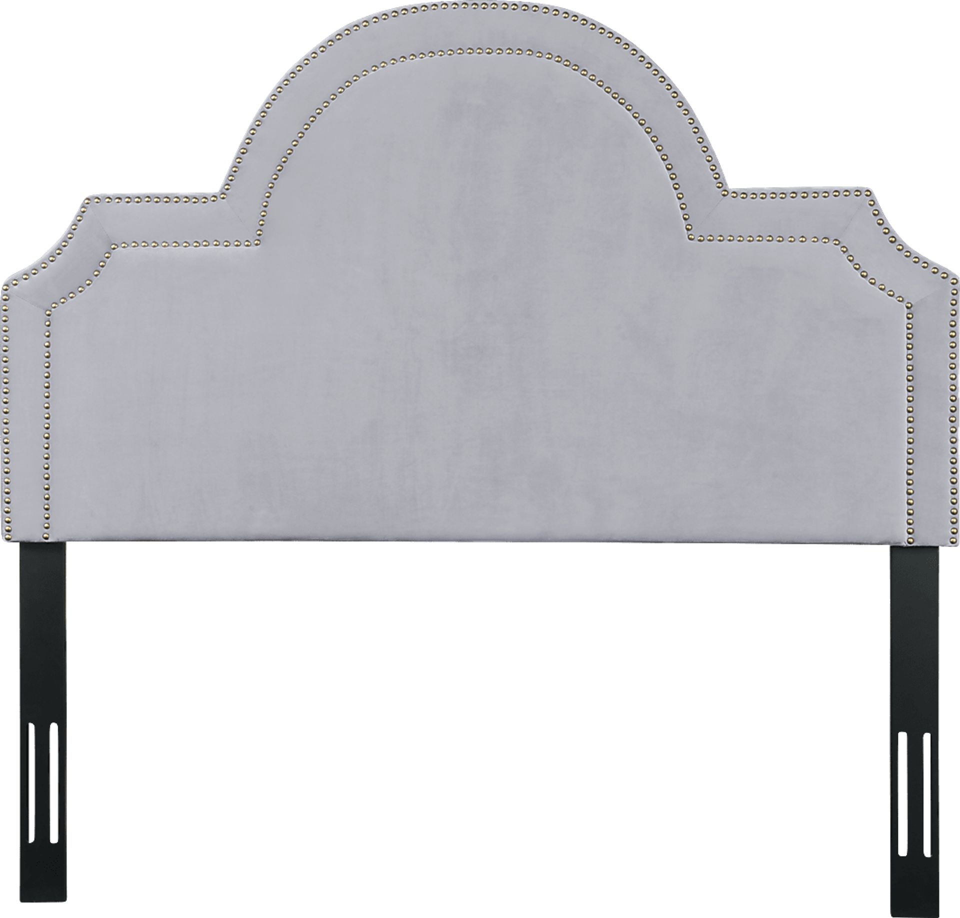 Louella Gray King Upholstered Headboard - Image 1