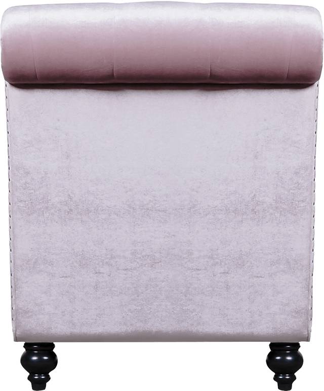 Lounge Chaise Pink with Fur Pillow - Thumbnail - Image 6