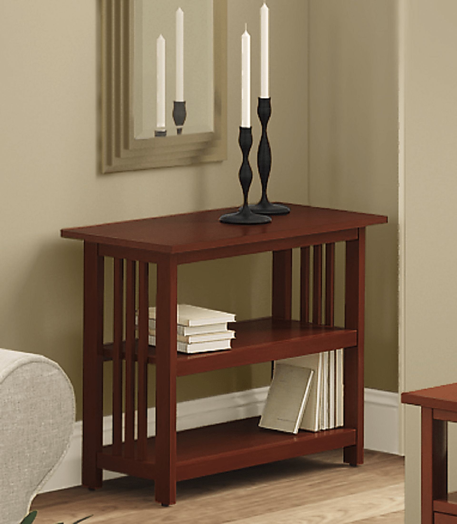 Lounsbury I Cherry Under-Window Bookcase - Image 2
