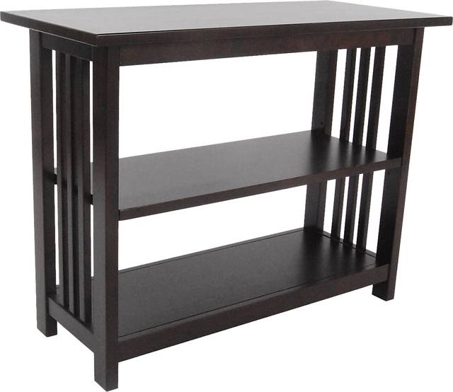 Lounsbury I Espresso Under-Window Bookcase - Thumbnail - Image 1