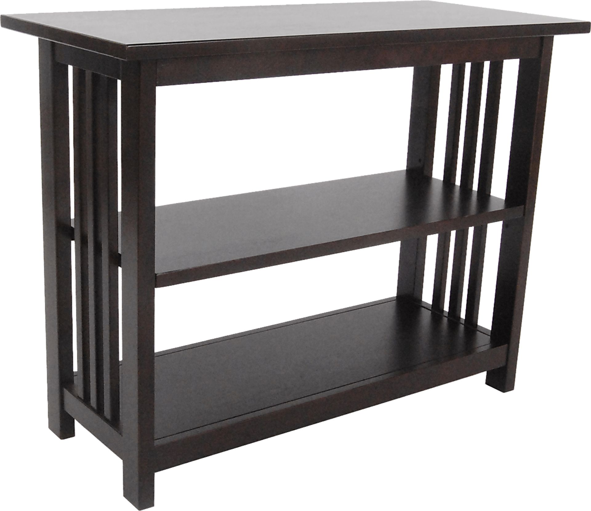 Lounsbury I Espresso Under-Window Bookcase - Image 1