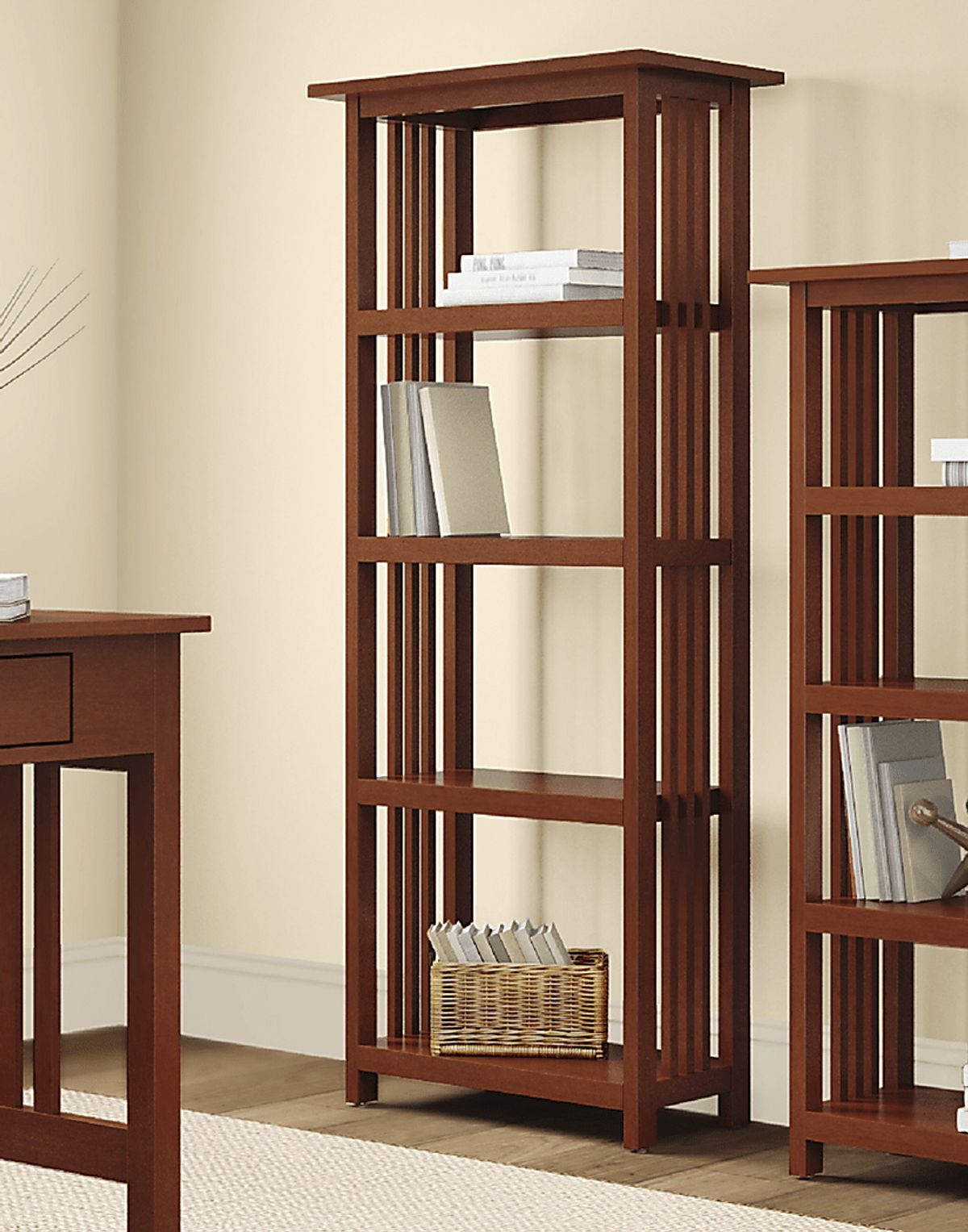 Lounsbury II Brown Cherry Dark Wood 60