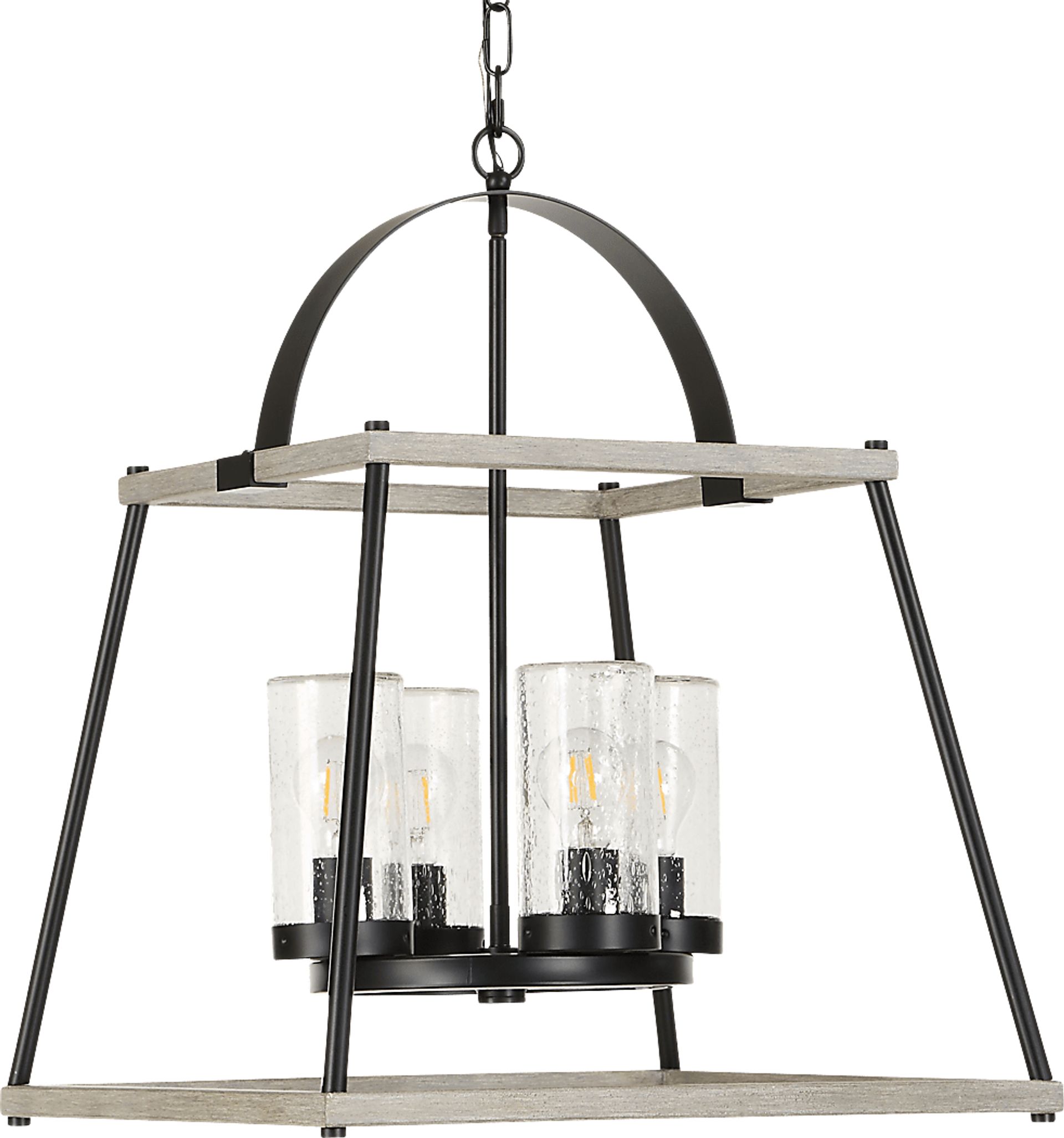 Lourberry Black Indoor/Outdoor Pendant - Image 6