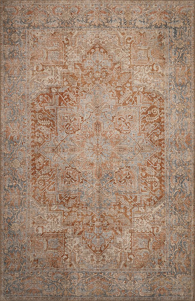 Lourcola Rust 7'6 x 9'6 Rug