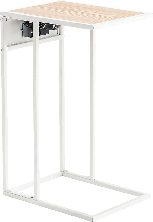 Lousalane White End Table - Thumbnail - Image 1