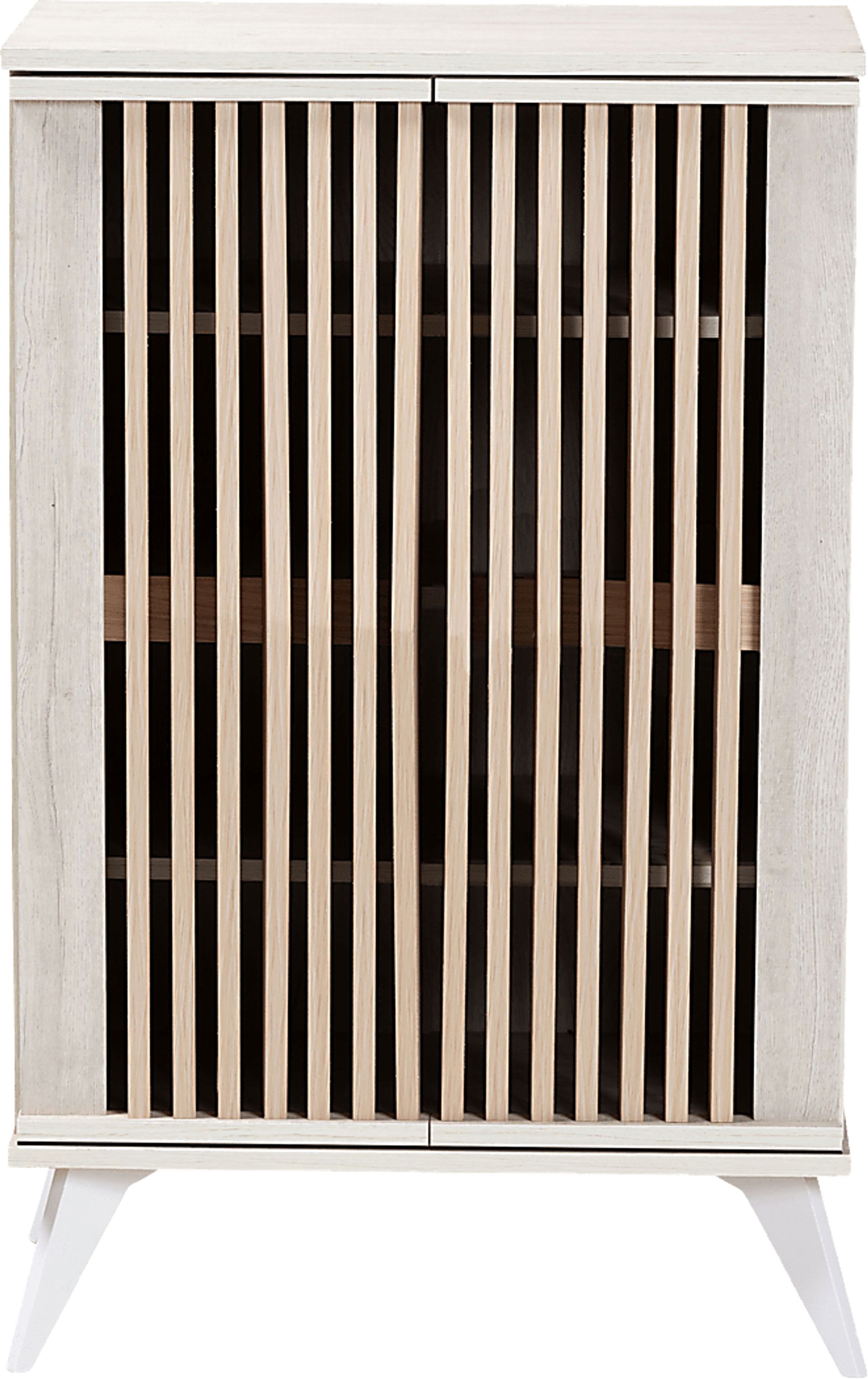 Louvenia Light Gray Accent Cabinet - Image 4