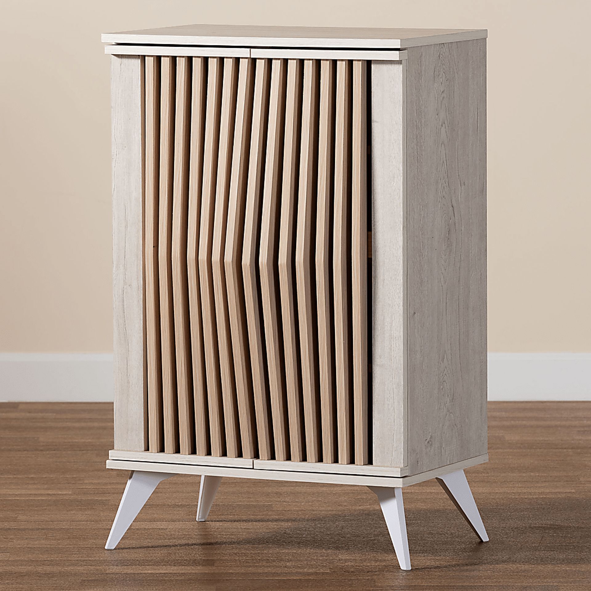 Louvenia Light Gray Accent Cabinet - Image 9