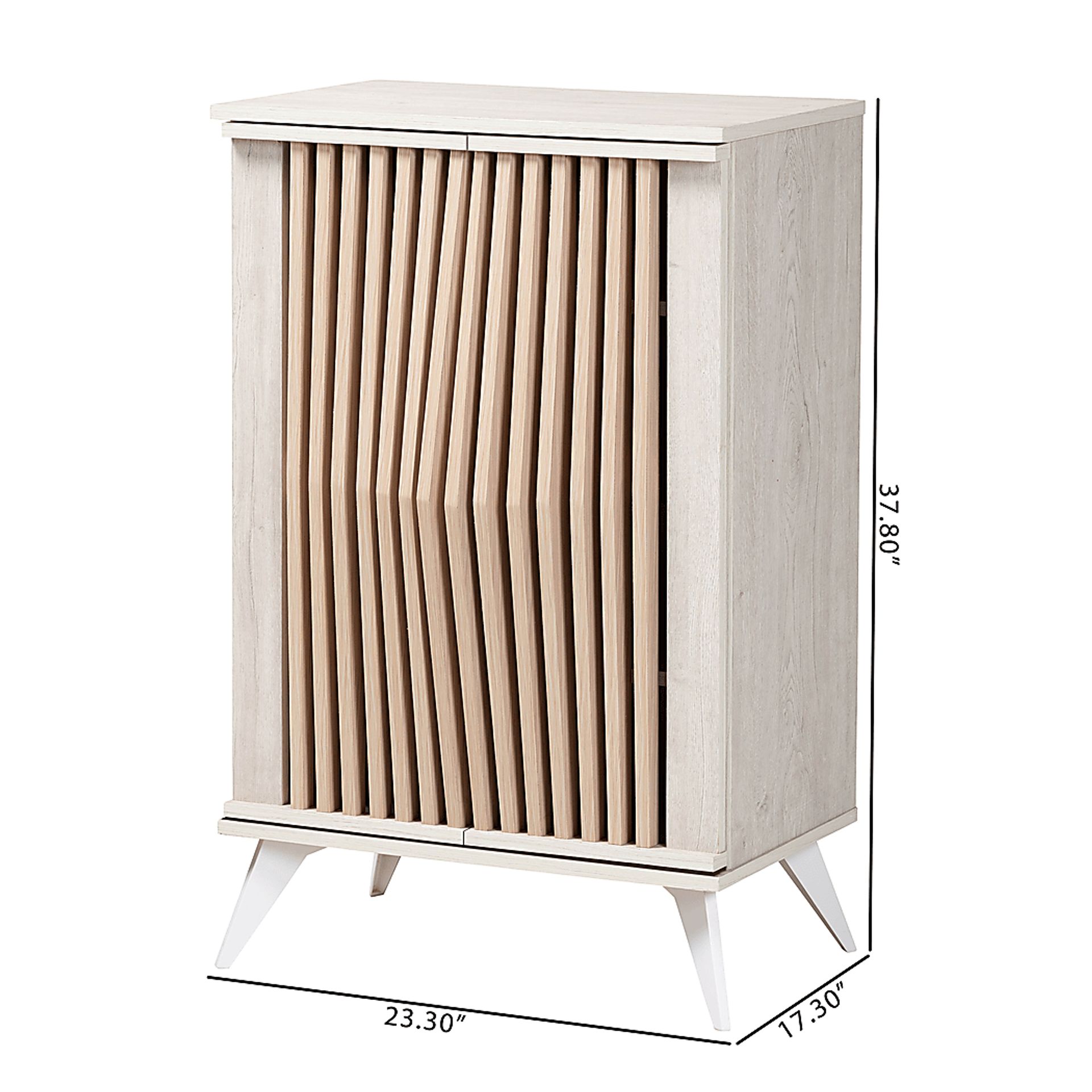 Louvenia Light Gray Accent Cabinet - Image 10