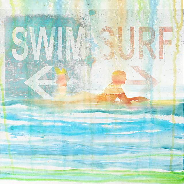 Love For Surf Blue Artwork - Thumbnail - Image 1