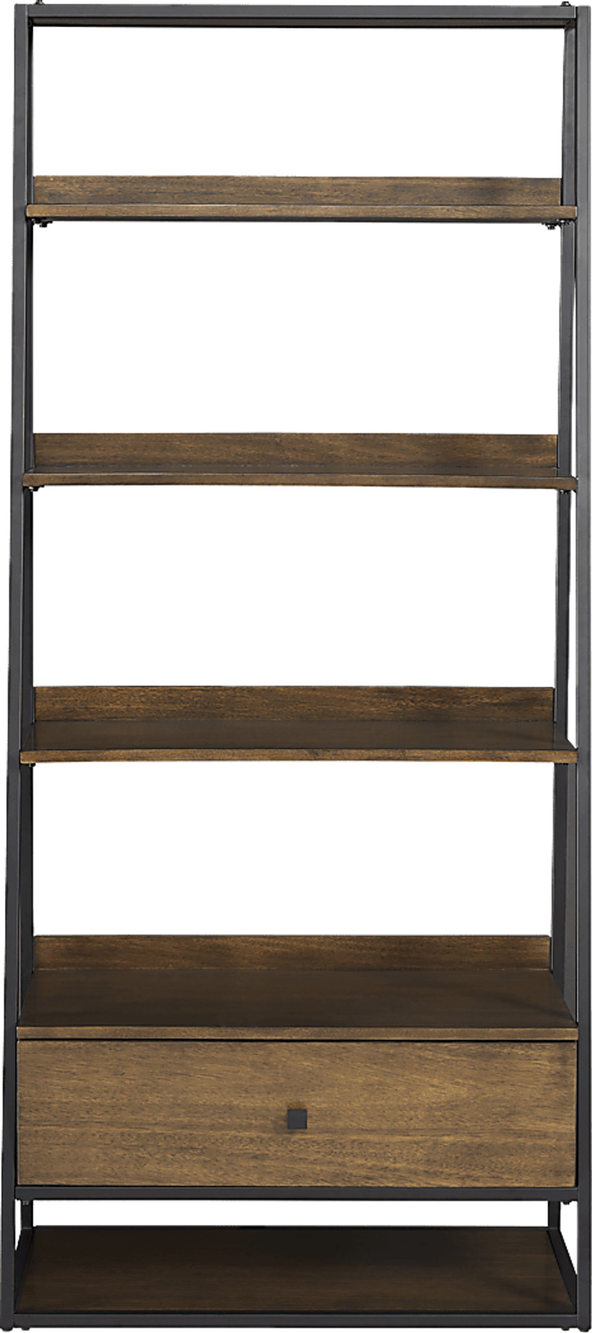 Lovedale Brown Bookcase - Image 1