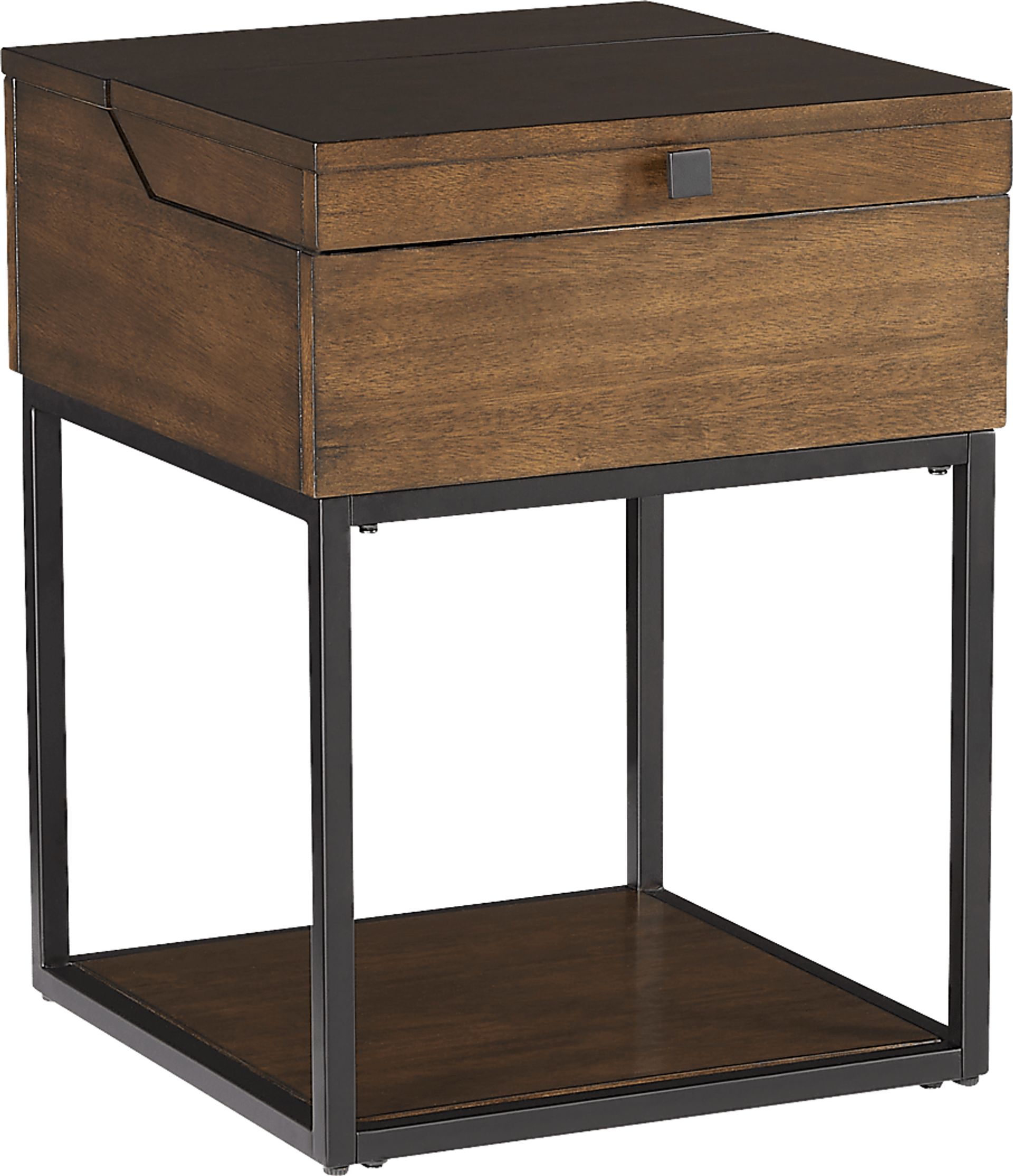Lovedale Brown Chairside Table - Image 1
