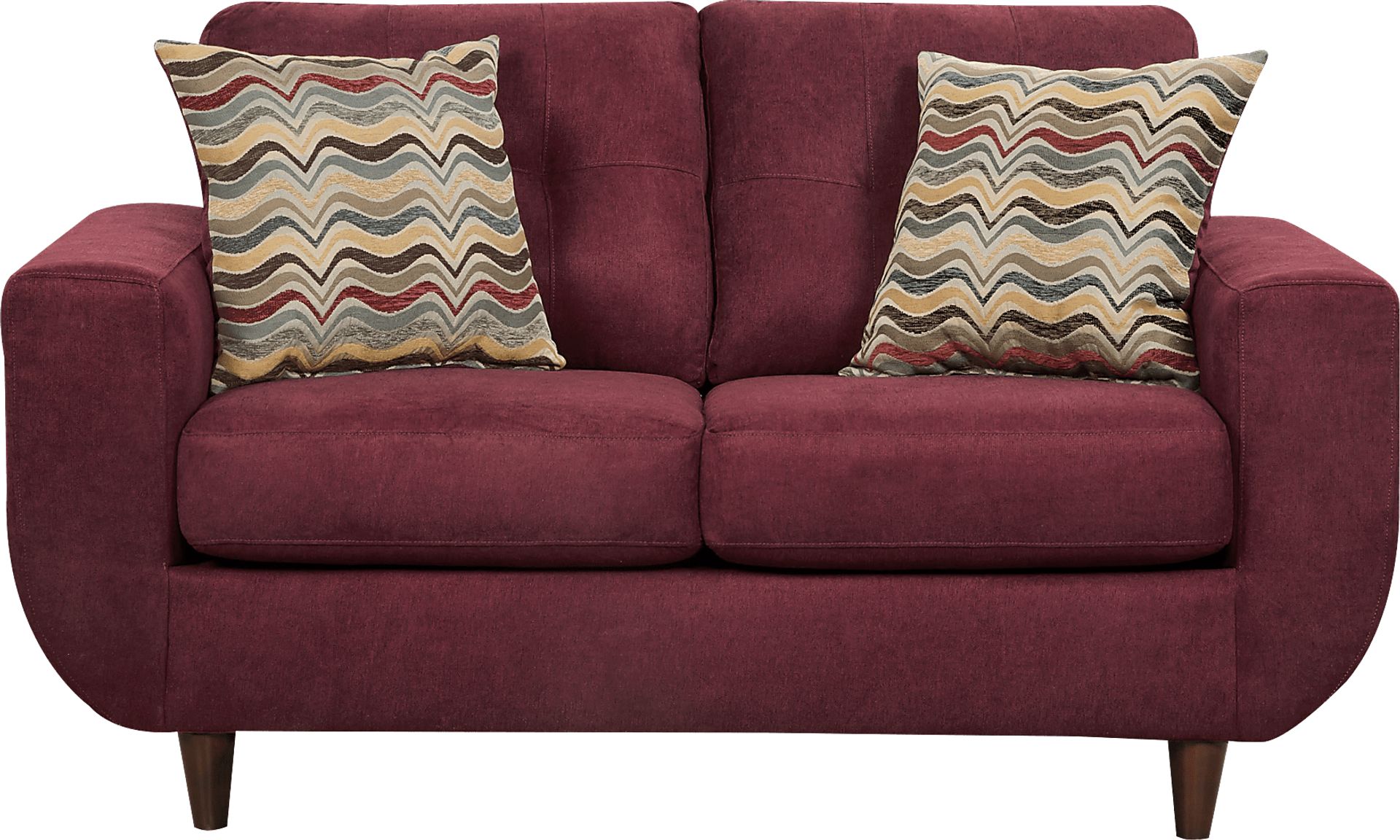 Rowlett Red Loveseat - Image 1
