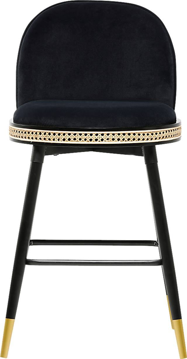 Loweland Black Counter Stool - Thumbnail - Image 2