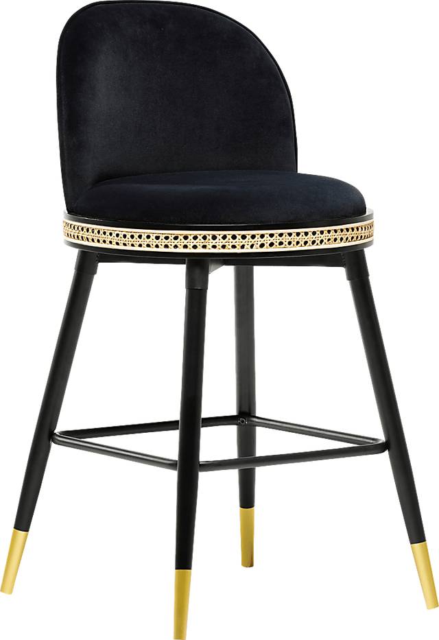 Loweland Black Counter Stool - Thumbnail - Image 1