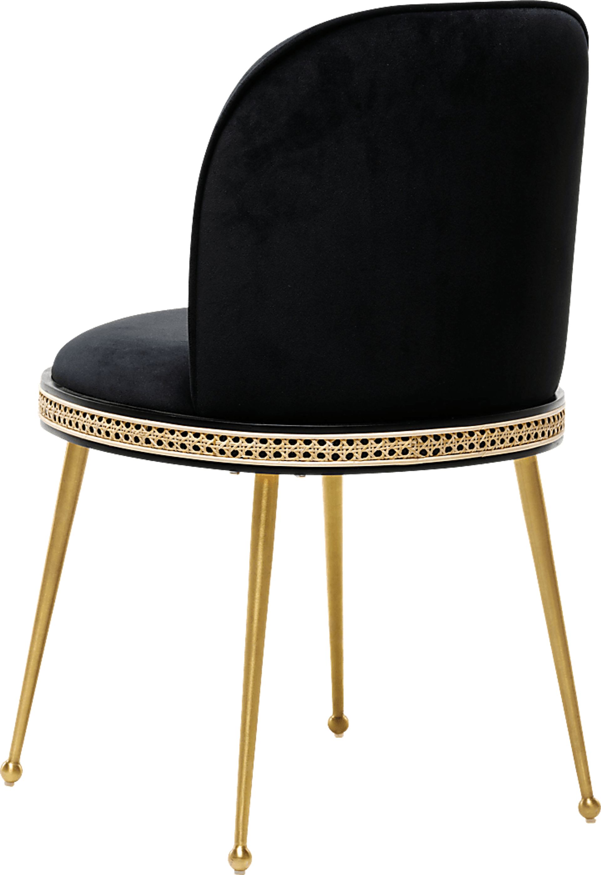 Loweland Black Side Chair - Image 3