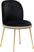 Loweland Black Side Chair