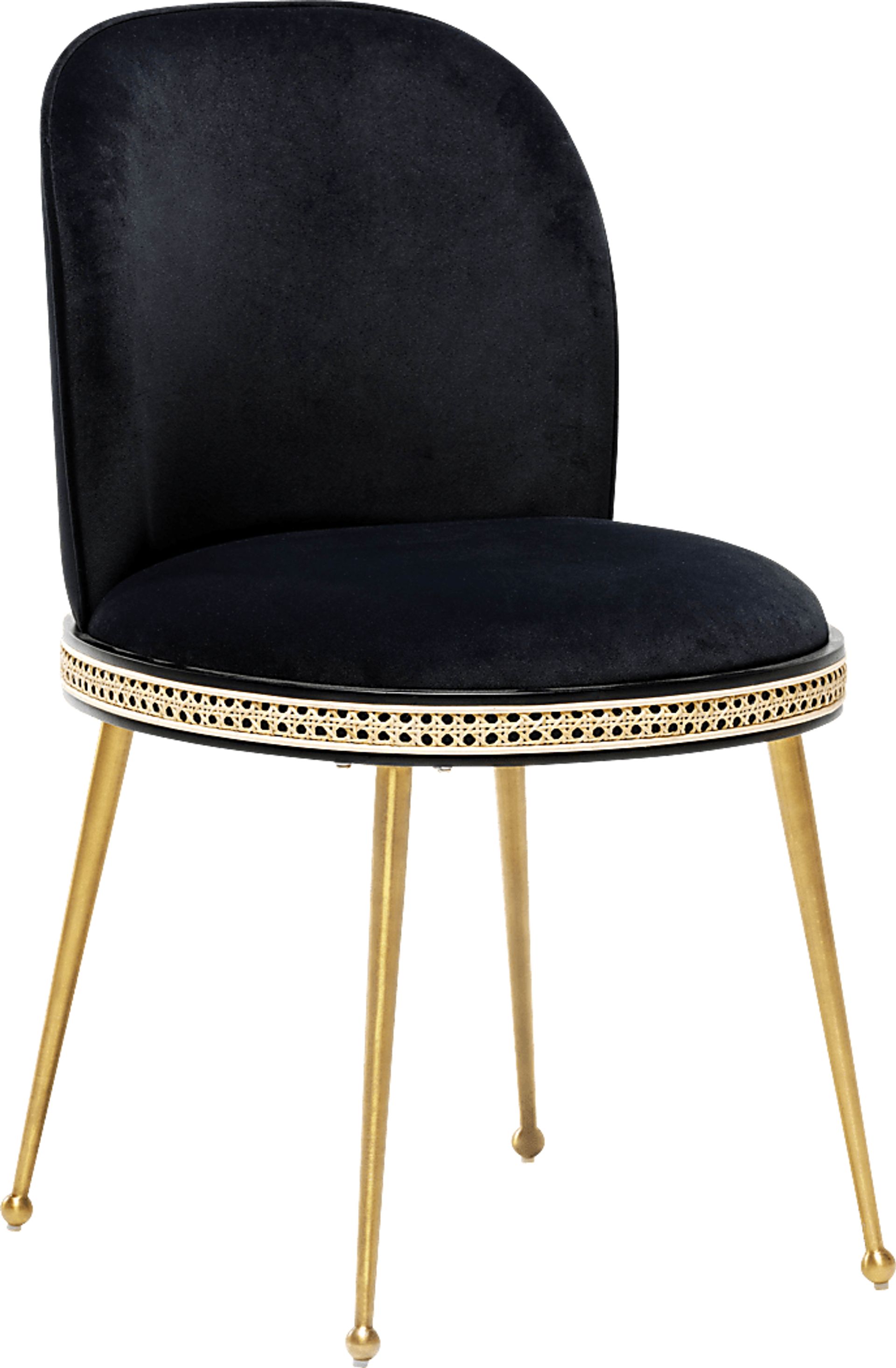 Loweland Black Side Chair - Image 1