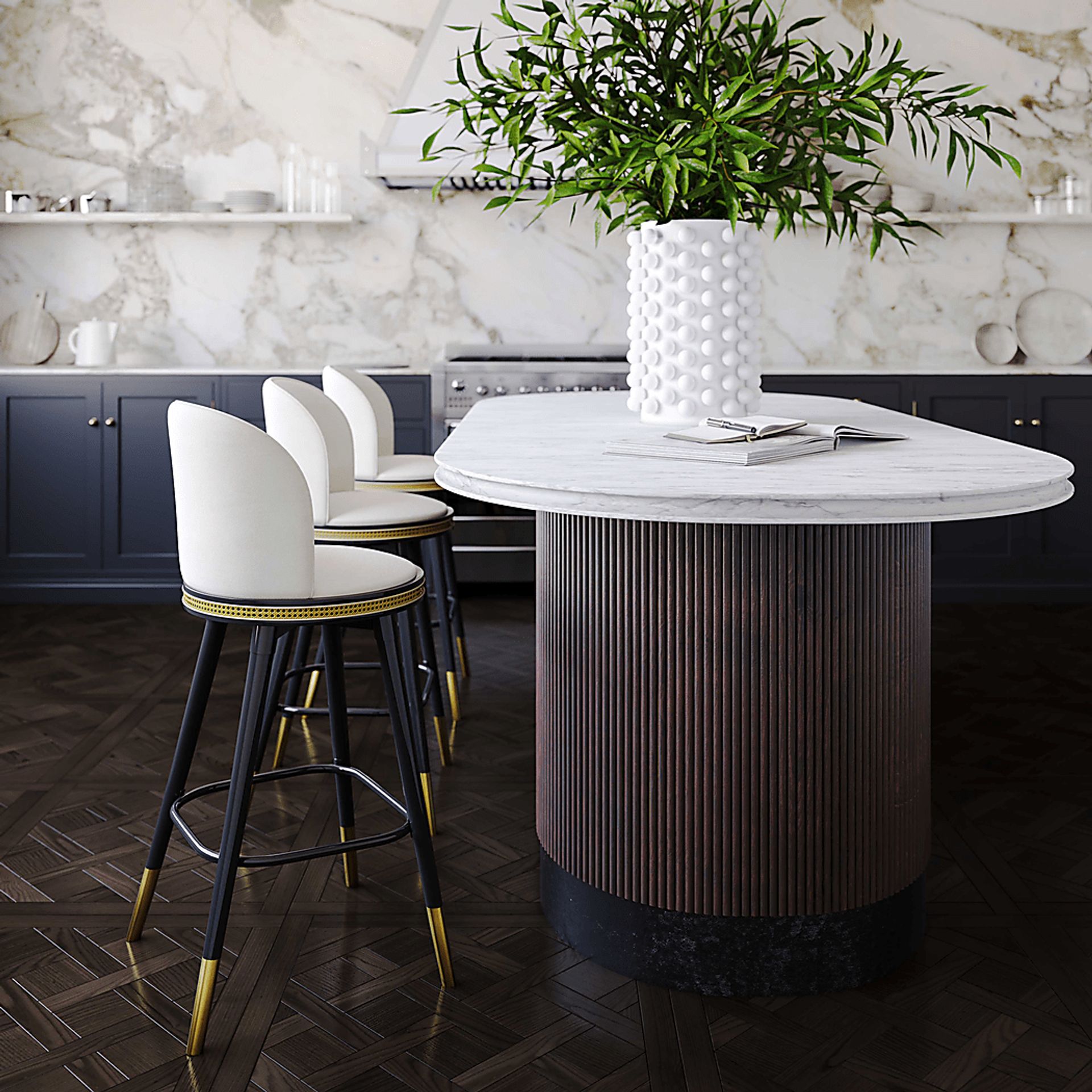 Loweland Cream Barstool - Image 2