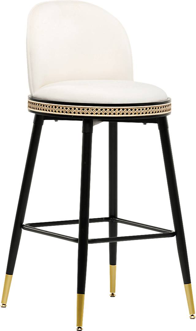 Loweland Cream Barstool - Thumbnail - Image 1
