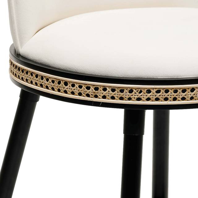 Loweland Cream Counter Stool - Thumbnail - Image 4