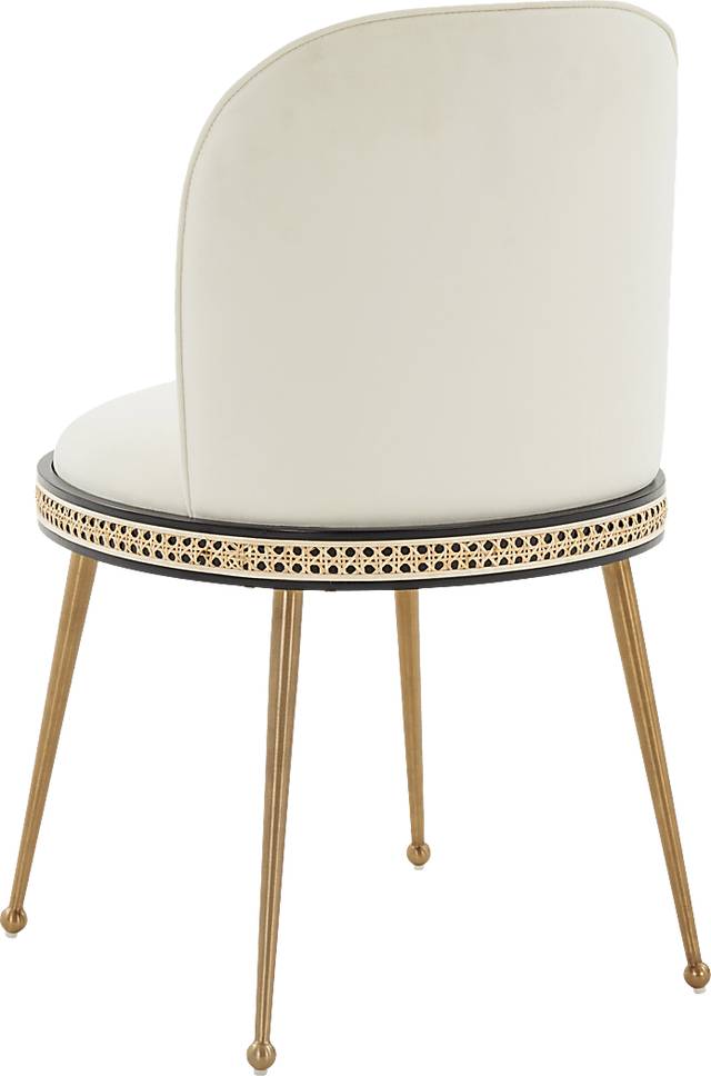 Loweland Cream Side Chair - Thumbnail - Image 4