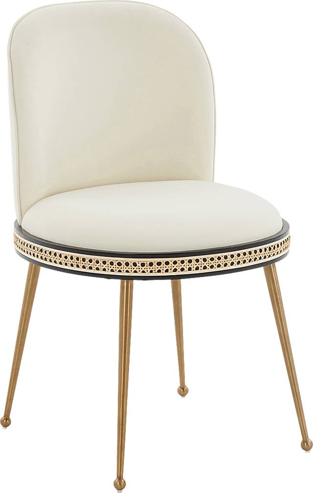 Loweland Cream Side Chair - Thumbnail - Image 1