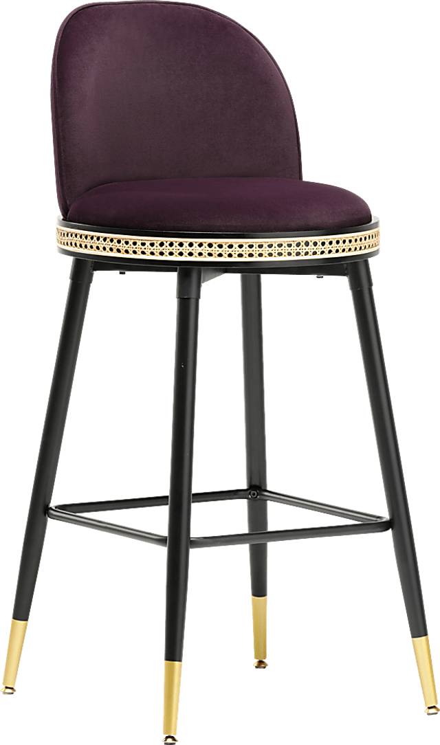 Loweland Purple Barstool - Thumbnail - Image 1