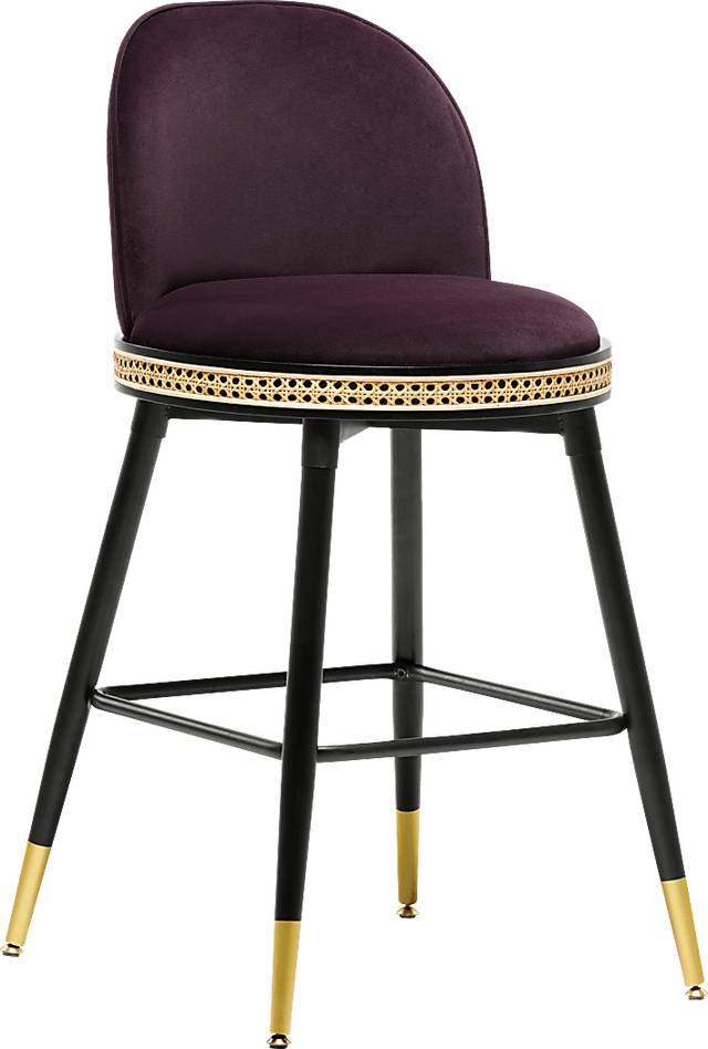 Loweland Purple Counter Stool - Thumbnail - Image 1