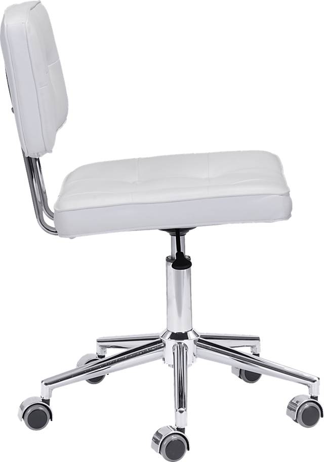 Lowell Bay White Desk Chair - Thumbnail - Image 3