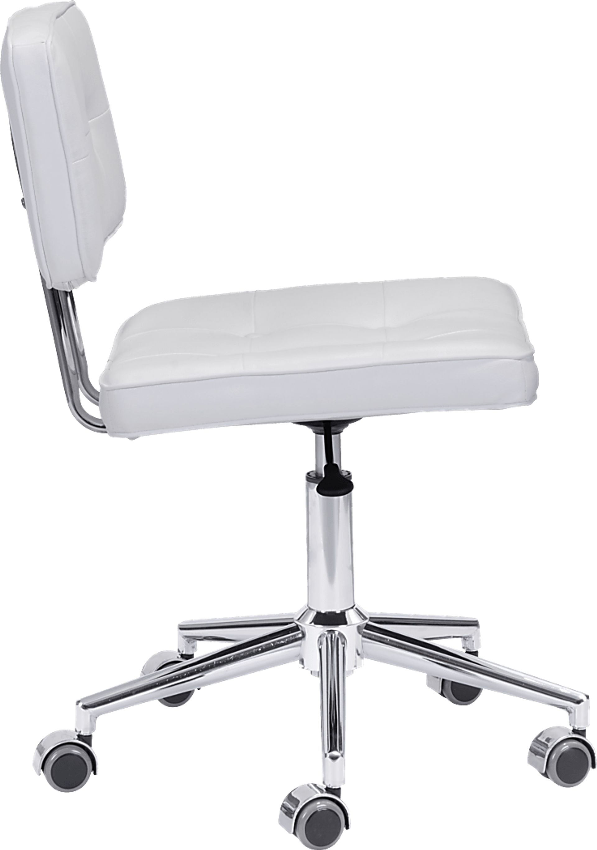 Lowell Bay White Desk Chair - Image 3