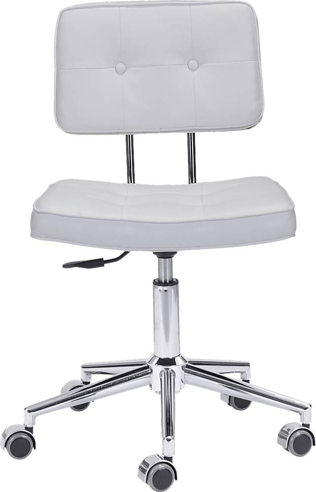 Lowell Bay White Desk Chair - Thumbnail - Image 4