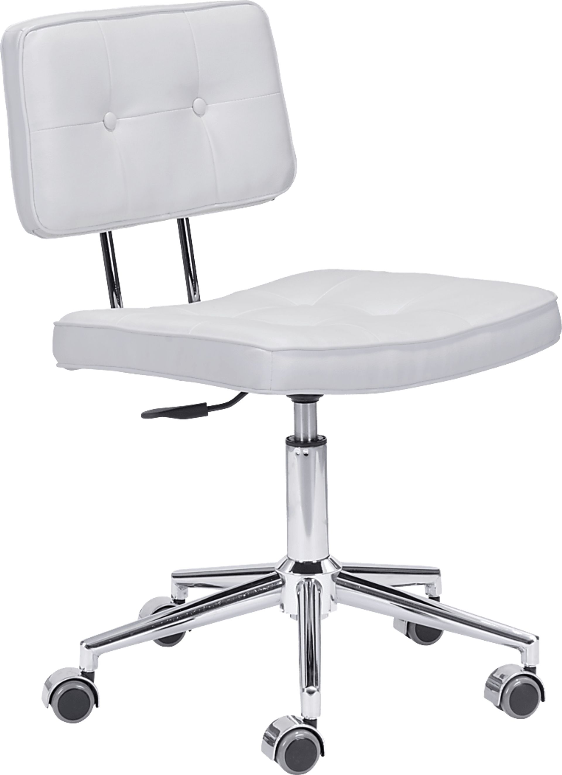 Lowell Bay White Desk Chair - Image 1