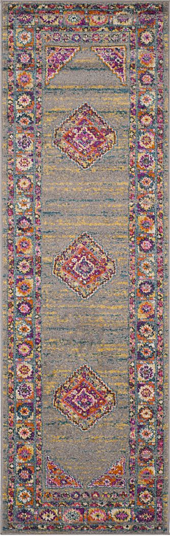 Lowell Point Gray 2'3 x 6' Rug